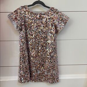 Sequin Kids Dress - Multicolor